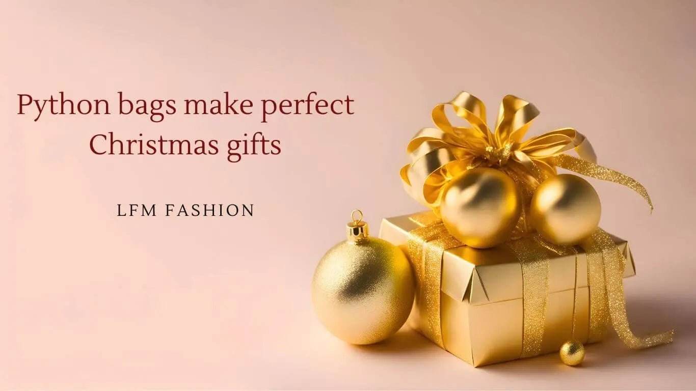 Python bags make perfect Christmas gifts - Python Jacket by LFM