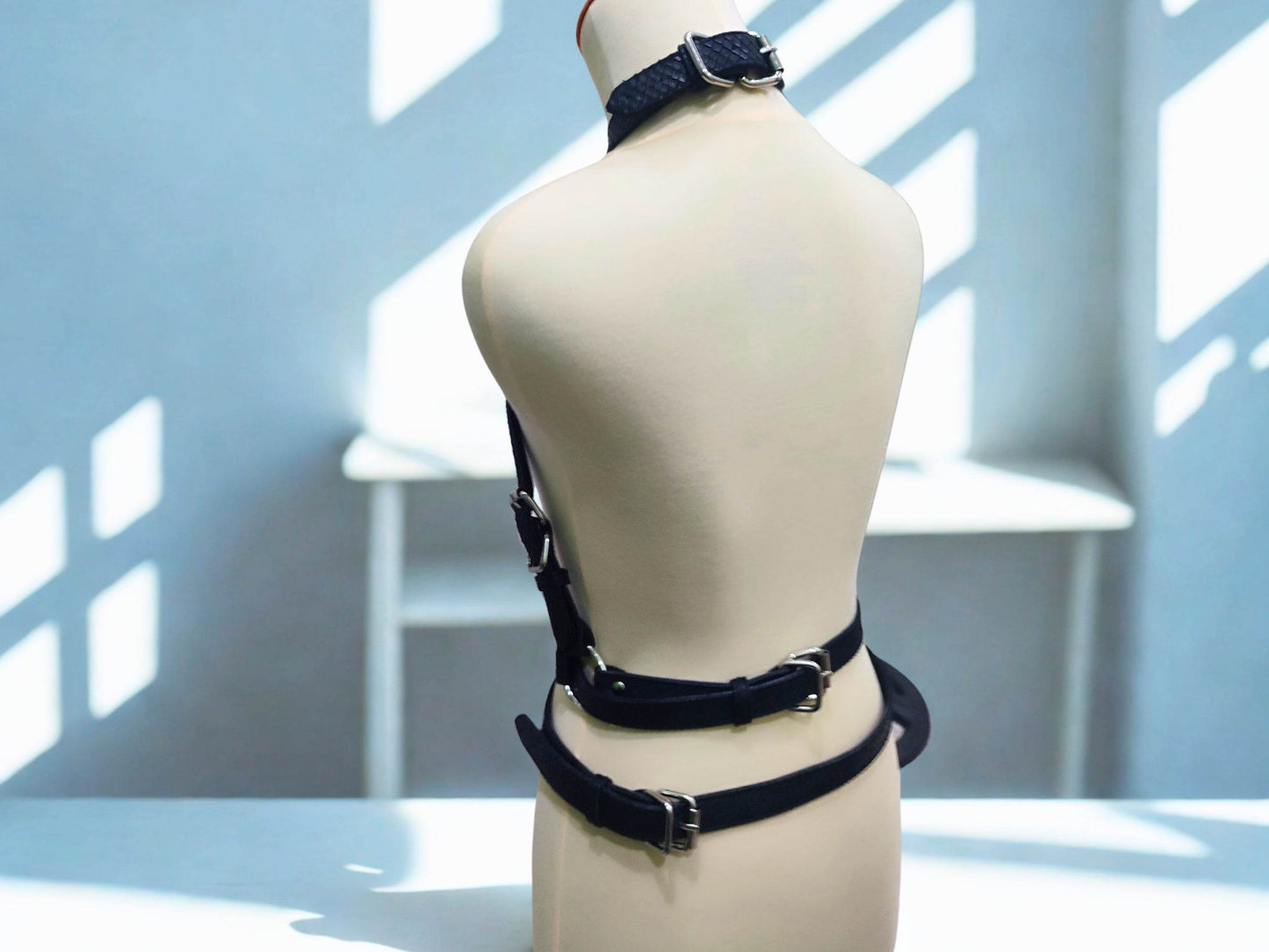 Snakeskin Leather Punk Harness Rave Festival Party - LFM Fashion