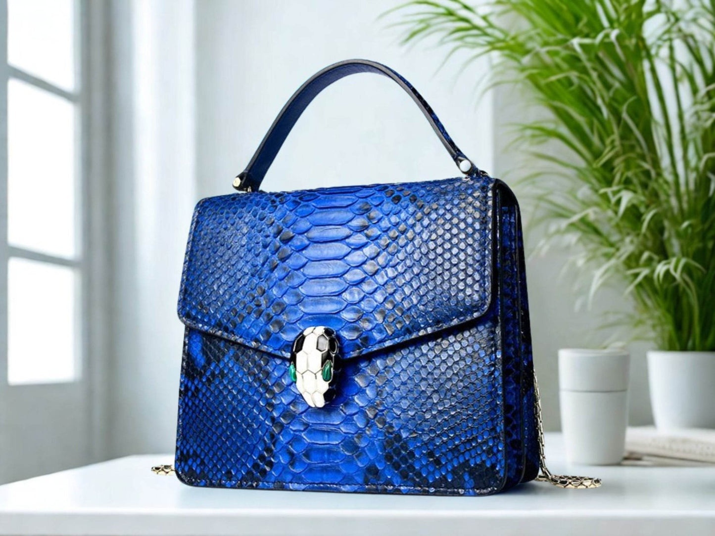 Python Handbag Chain Strap - LFM Fashion
