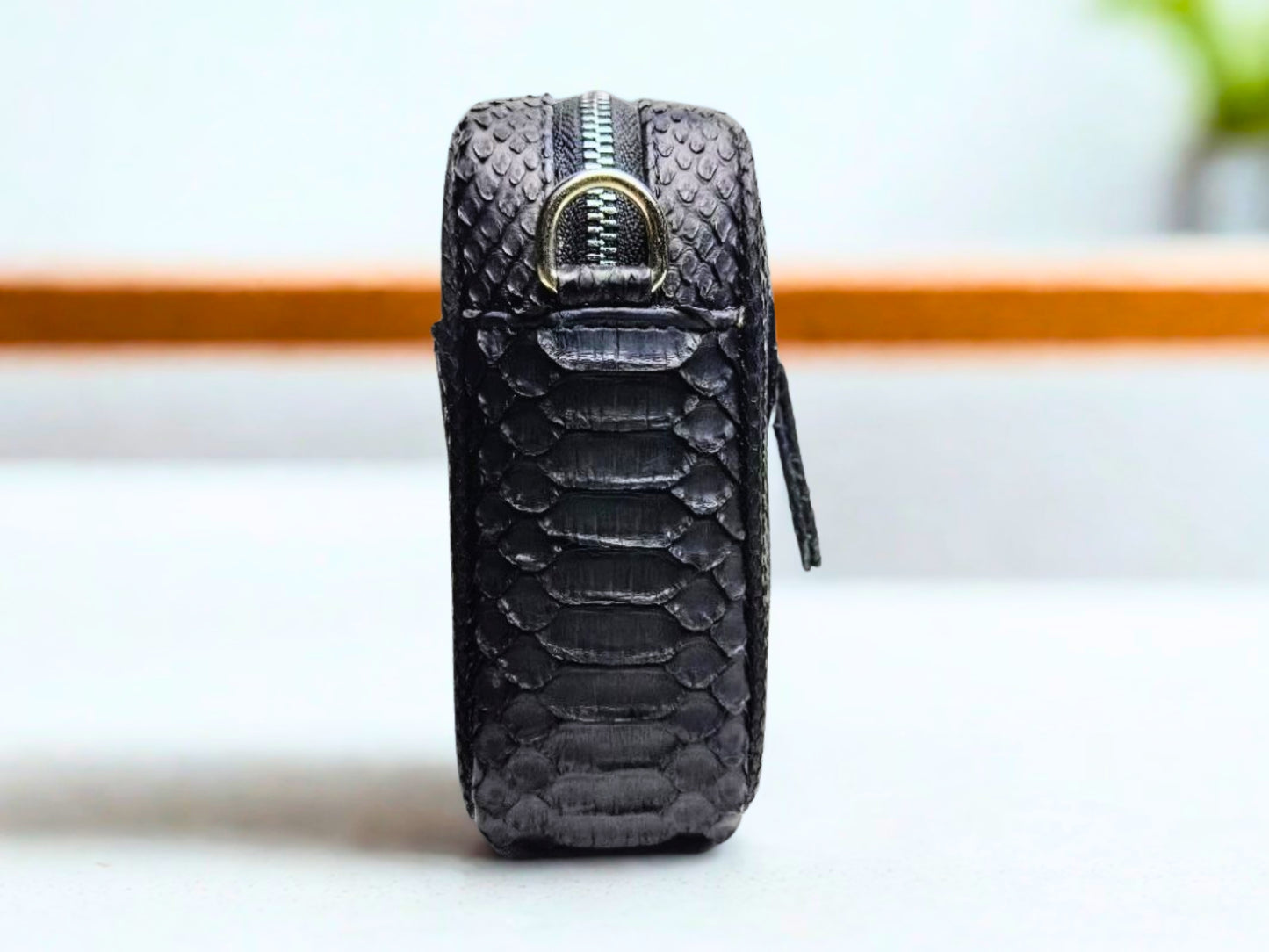 Snakeskin Shoulder Clutch Bag for Men - 3