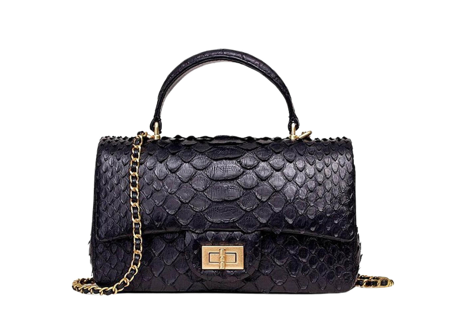 Designer Snakeskin Shoulder Handbags Satchel Purses - LFM Fashion