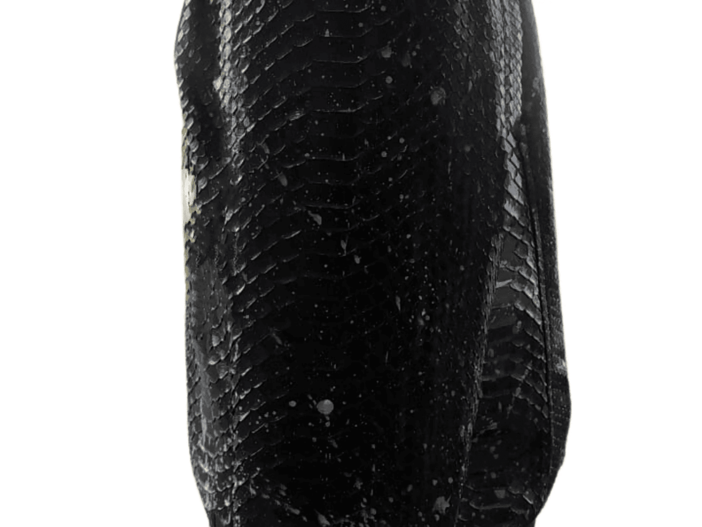 Black Hoodie Snakeskin Jacket - LFM Fashion