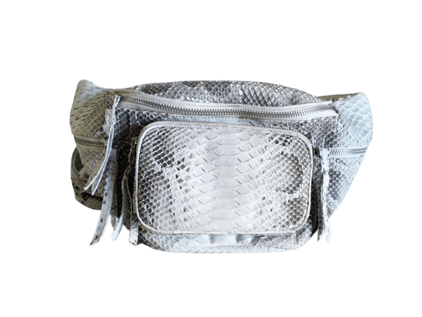 Crossbody Snakeskin Fanny Pack - Python Jacket by LFM Fashion