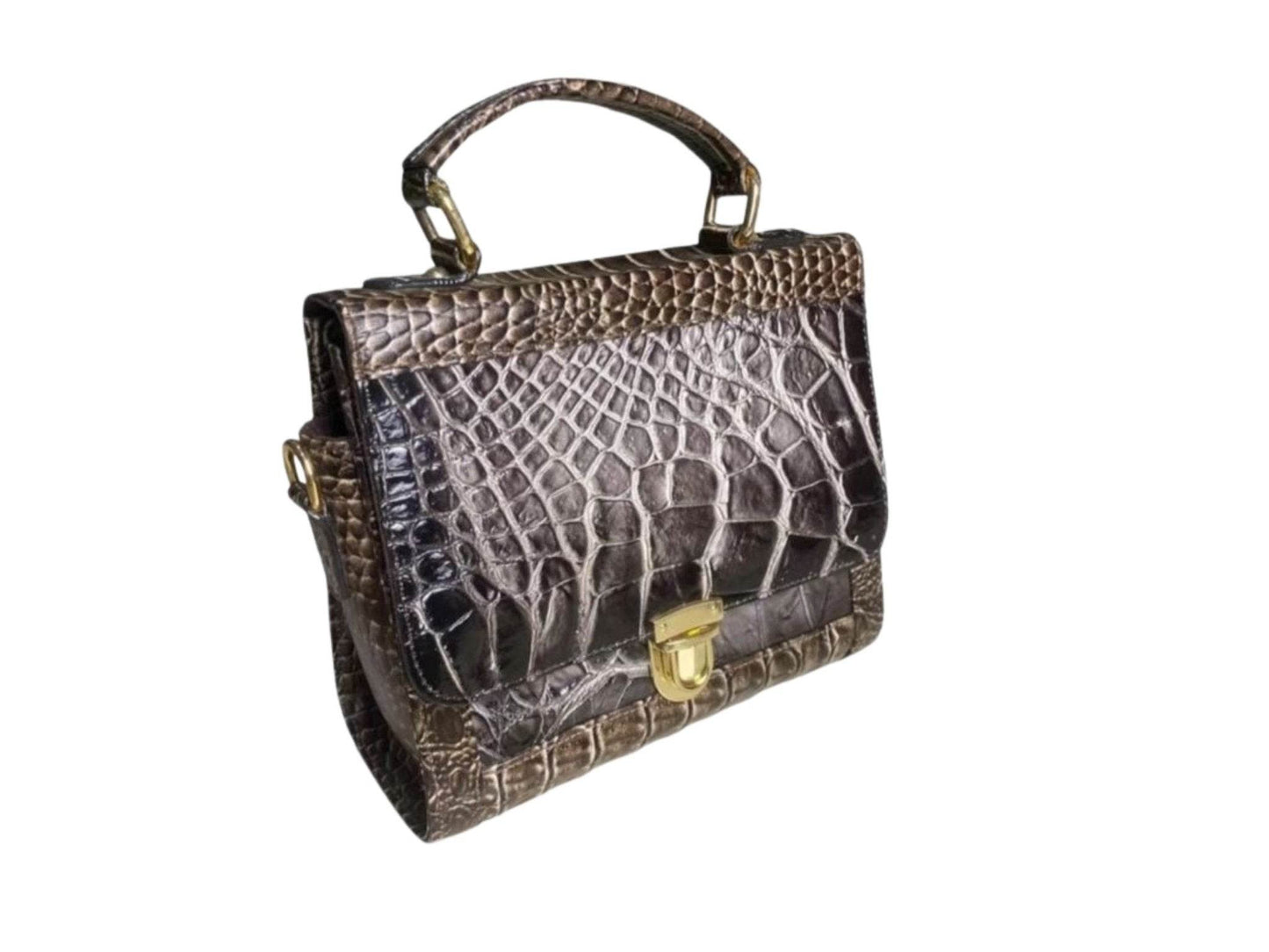 Genuine Crocodile Leather Bag - LFM Fashion