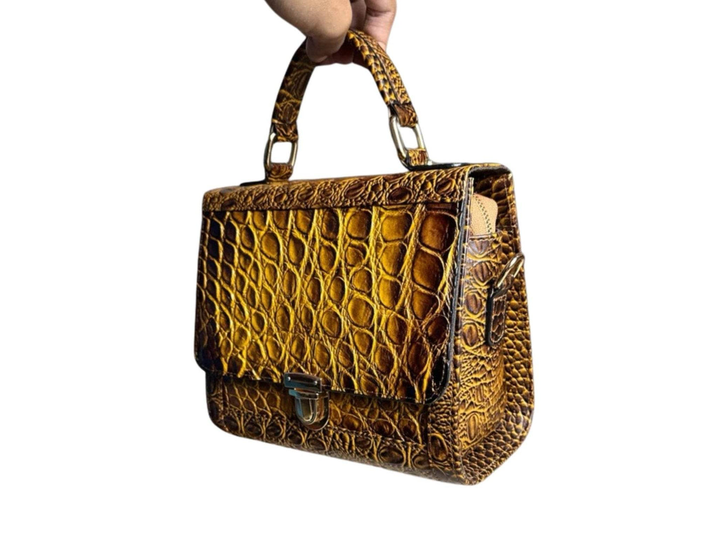 Genuine Crocodile Leather Bag - LFM Fashion