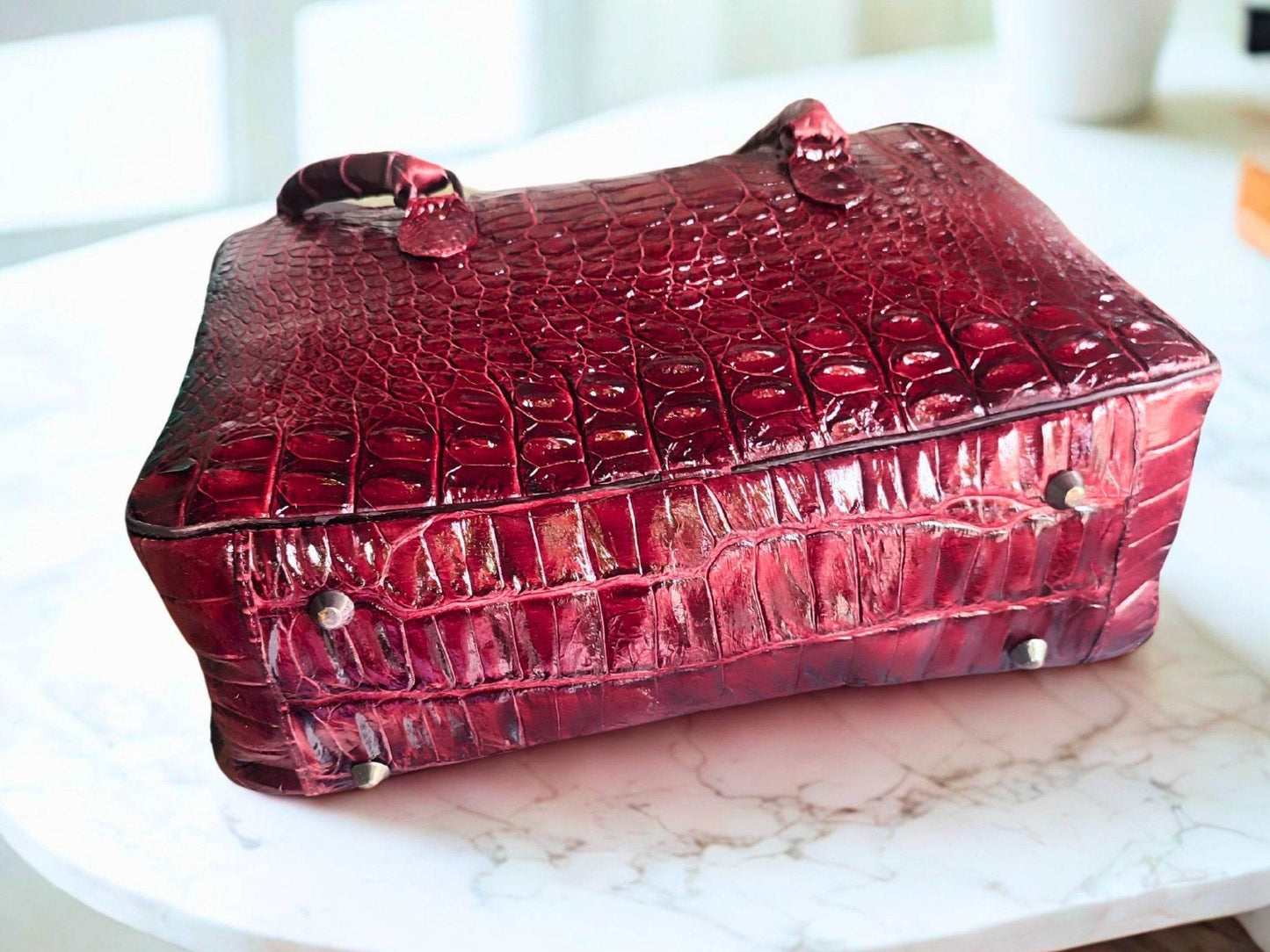 Genuine Crocodile Leather Briefcase - LFM Fashion