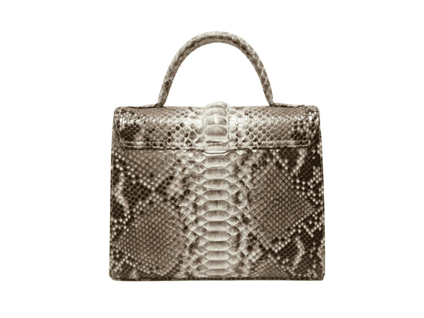 Gray Snakeskin Purses Chain Strap - LFM Fashion