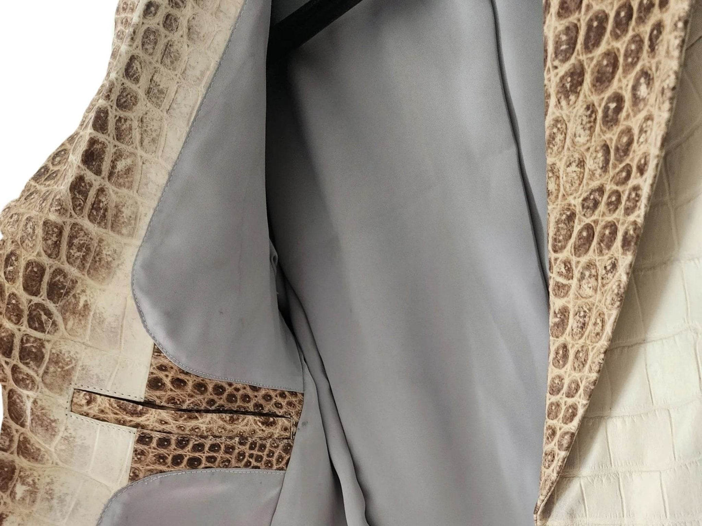 Himalaya Alligator Skin Jacket for Men - LFM Fashion
