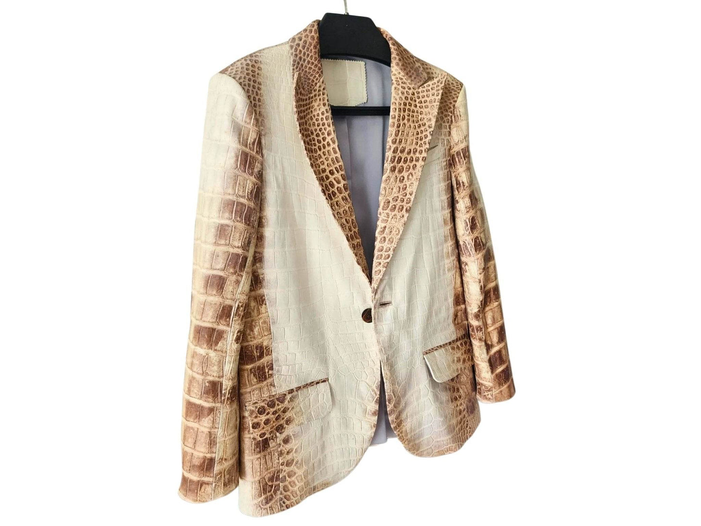 Himalaya Alligator Skin Jacket for Men - LFM Fashion