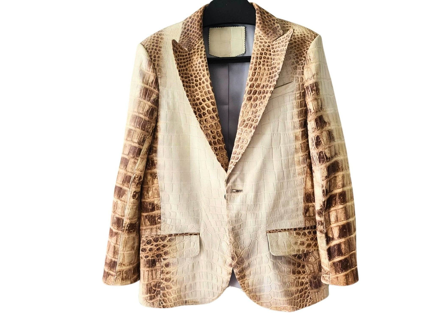 Himalaya Alligator Skin Jacket for Men - LFM Fashion