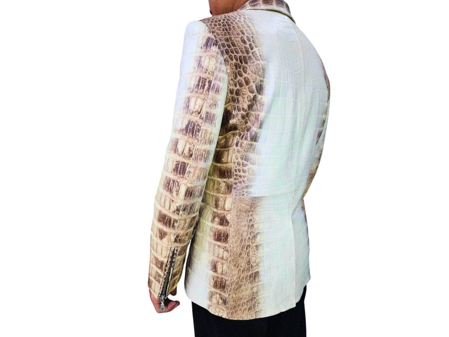 Himalaya Alligator Skin Jacket for Men - LFM Fashion