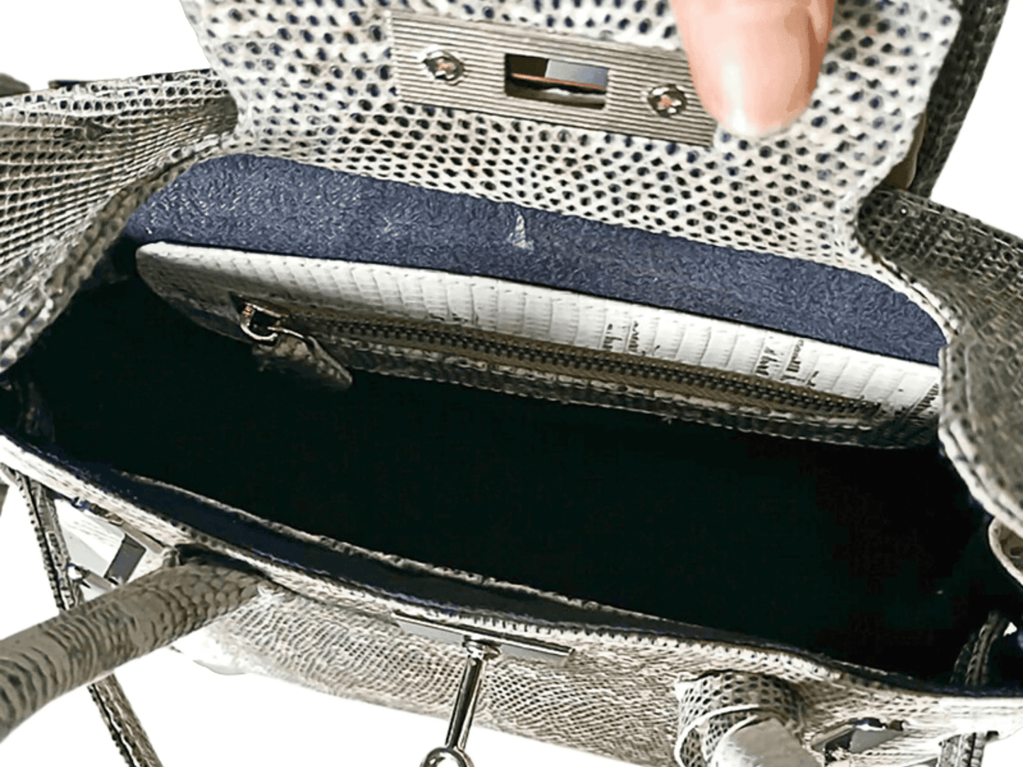 Lizard Birkin 25 - Python Jacket by LFM Fashion