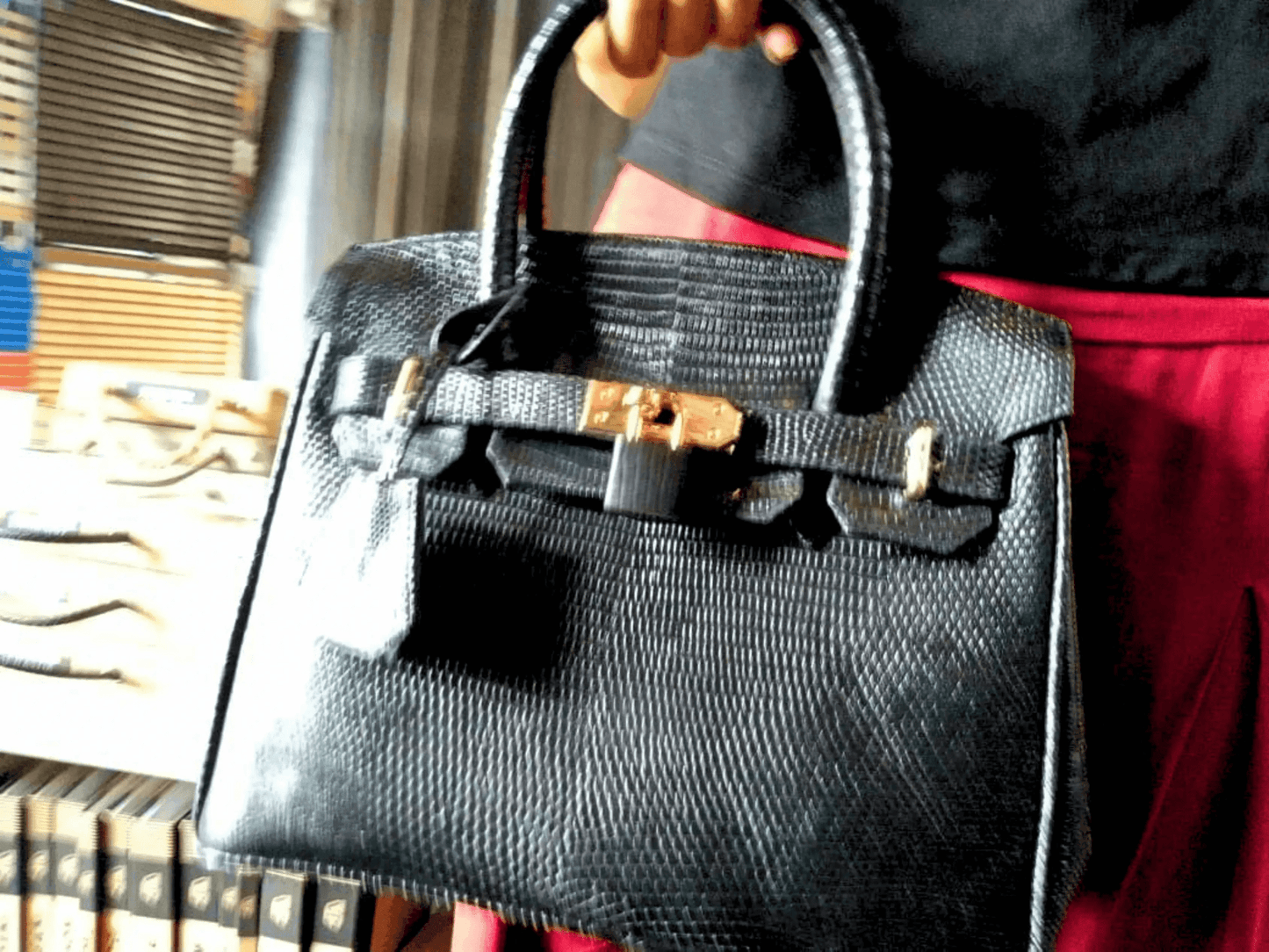 Lizard Birkin 25 - Python Jacket by LFM Fashion