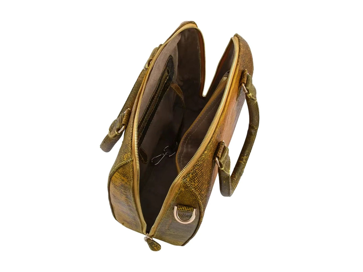 Luxury Lizard Skin Bag - Python Jacket by LFM Fashion