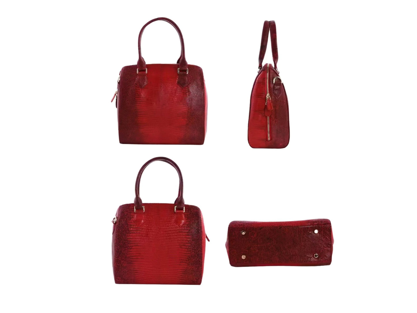 Luxury Lizard Skin Bag - Python Jacket by LFM Fashion