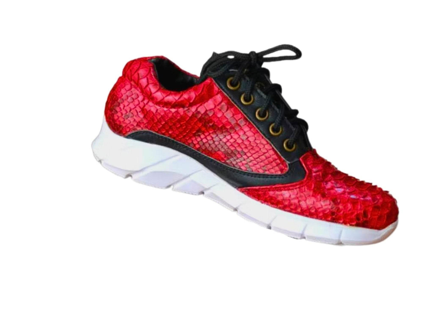 Premium Snakeskin Sneakers - LFM Fashion