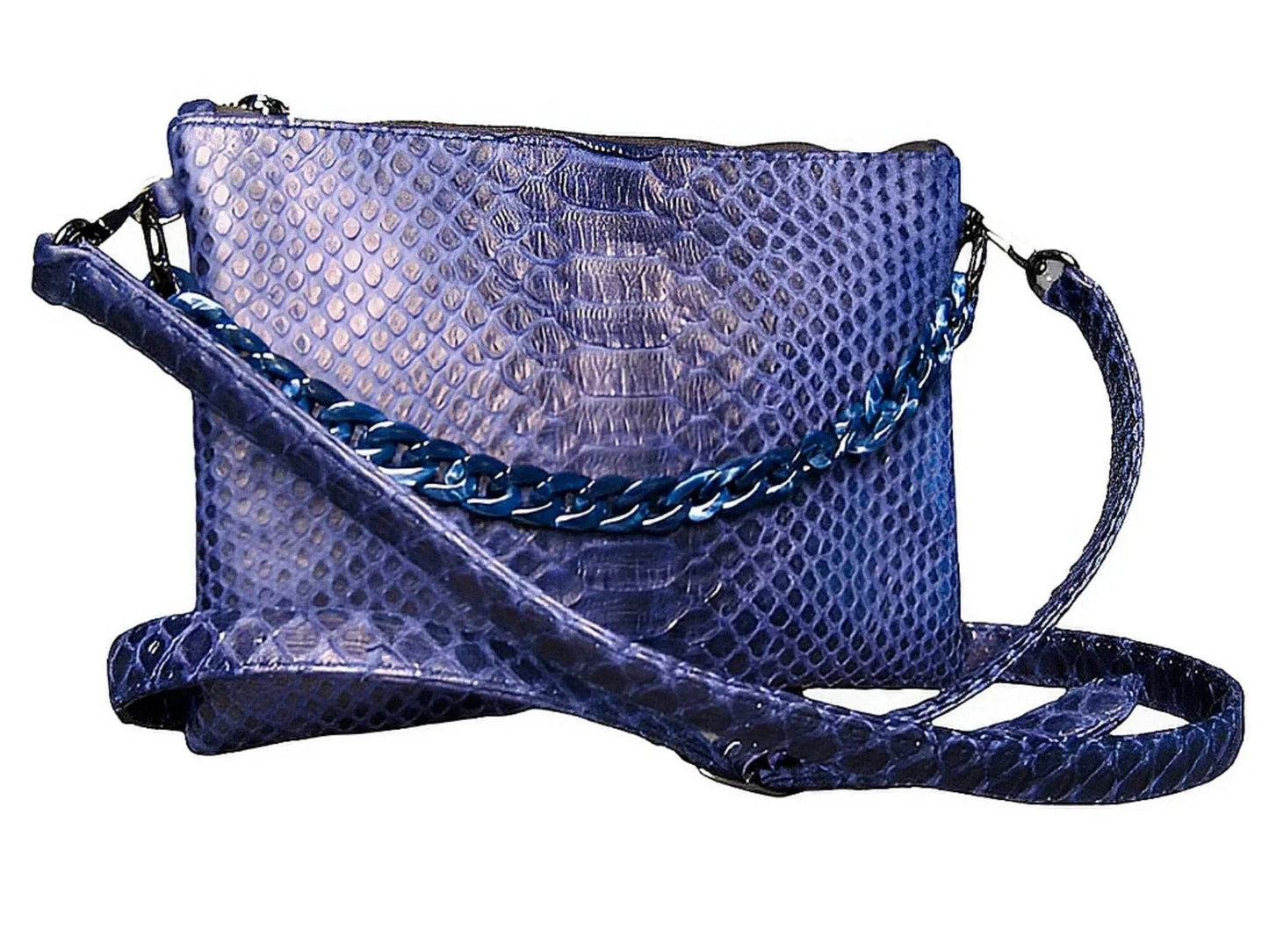 Simple Snakeskin Crossbody Purse - LFM Fashion