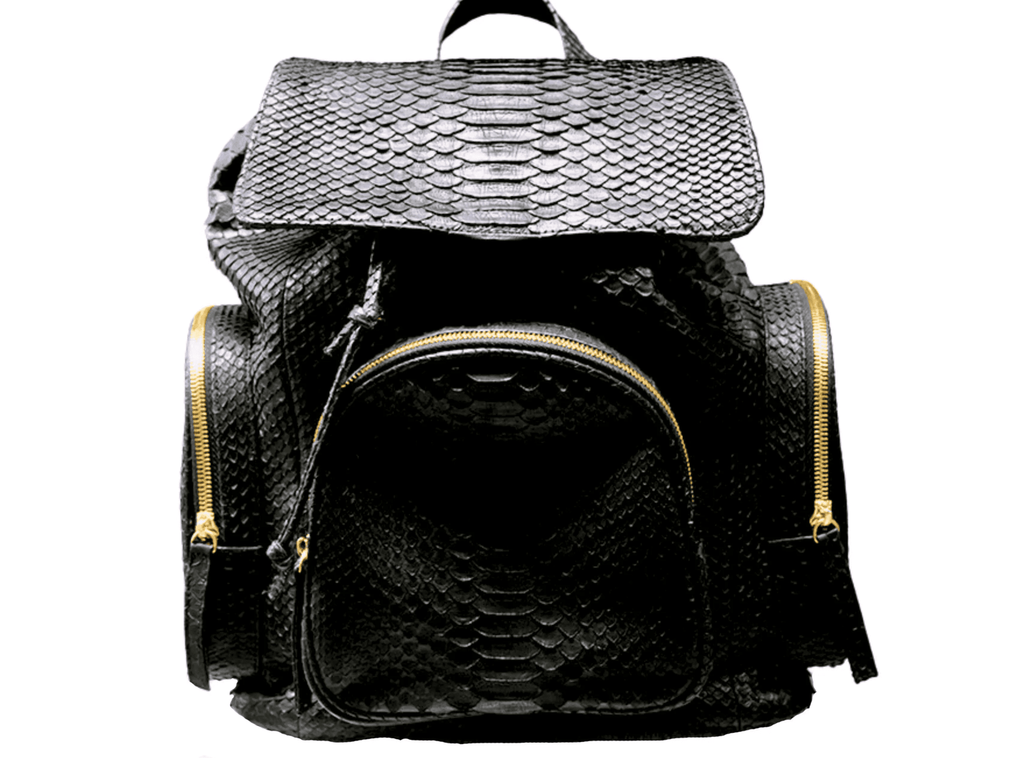 Snakeskin Backpack Purse