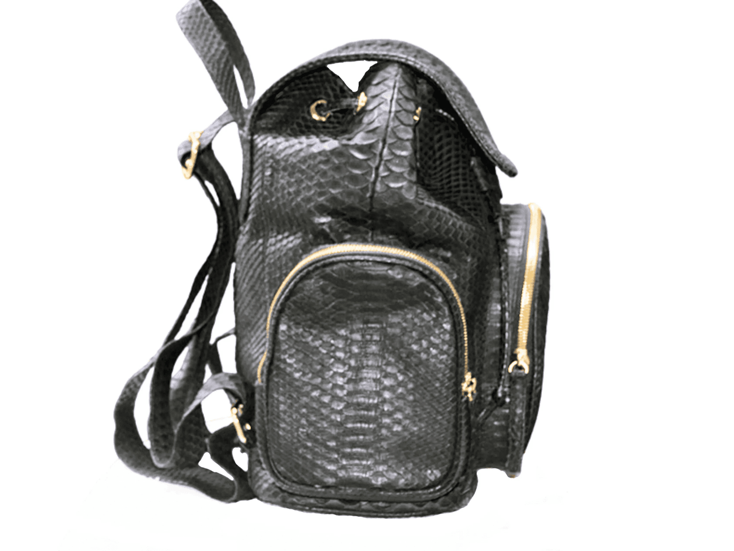 Snakeskin Backpack Purse - LFM Fashion