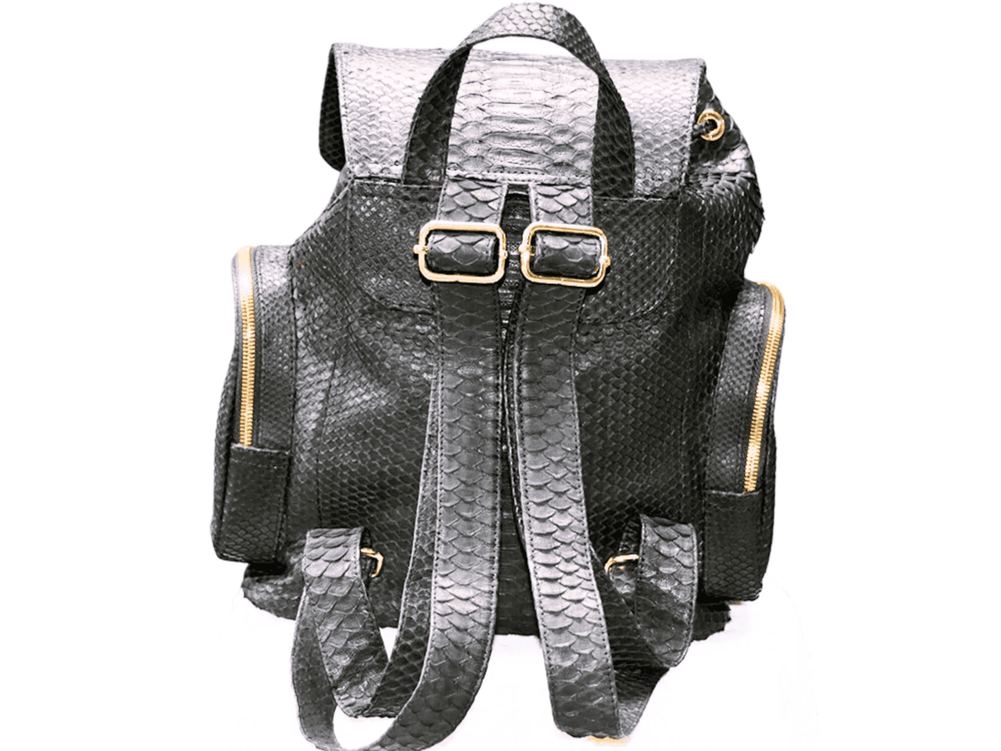 Snakeskin Backpack Purse - LFM Fashion