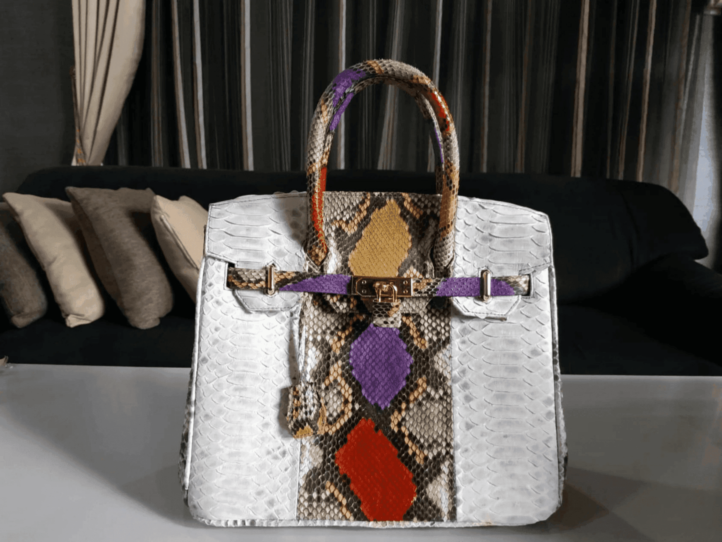 Snakeskin Birkin Bag 30 - LFM Fashion