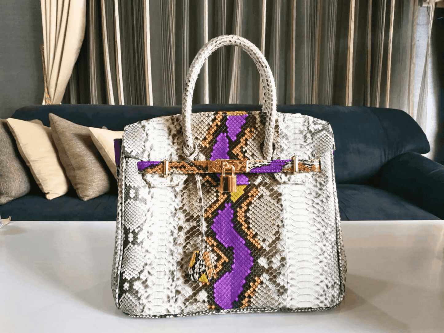 Snakeskin Birkin Bag 30 - LFM Fashion