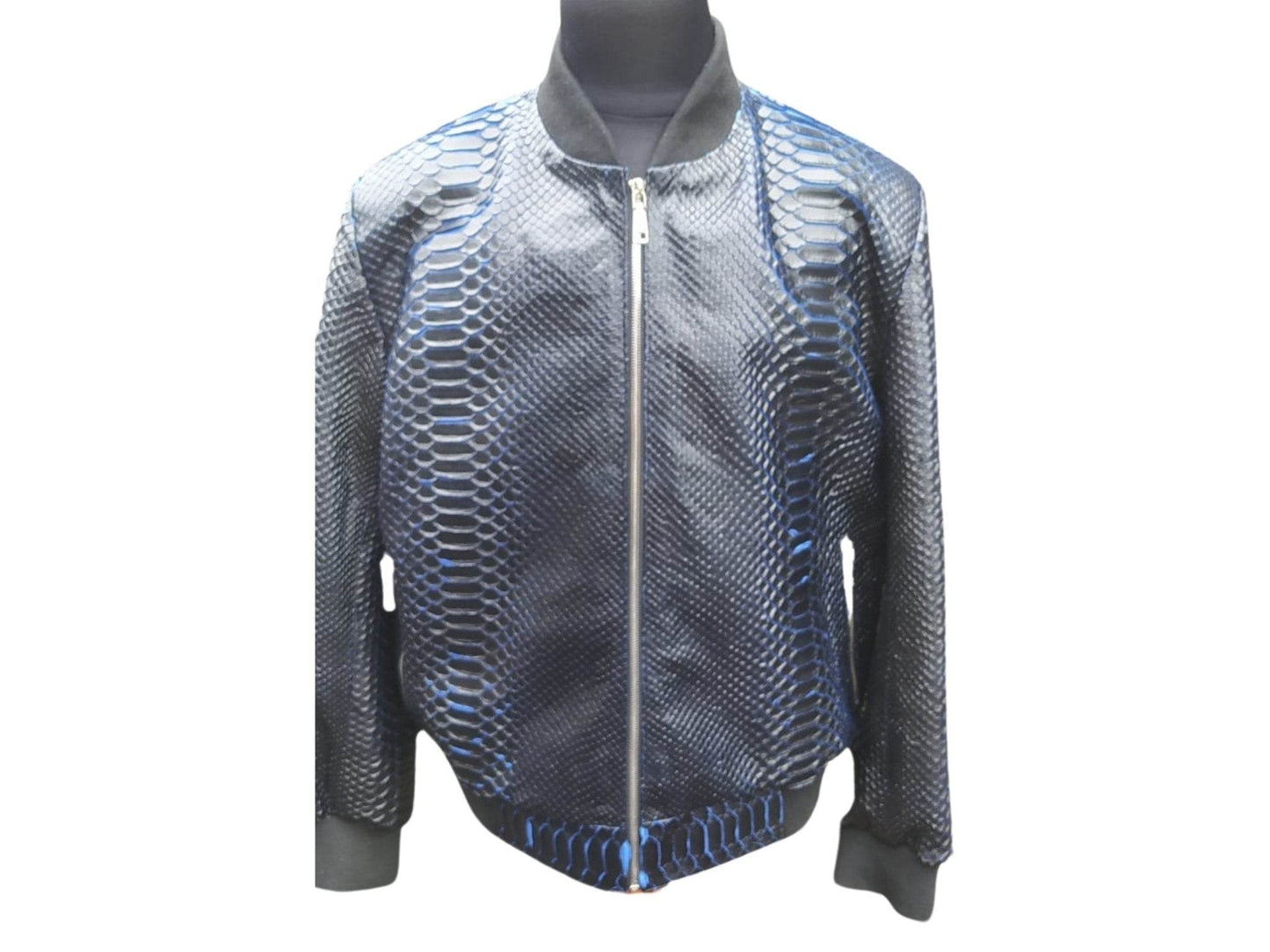 Snakeskin Bomber Jacket - LFM Fashion