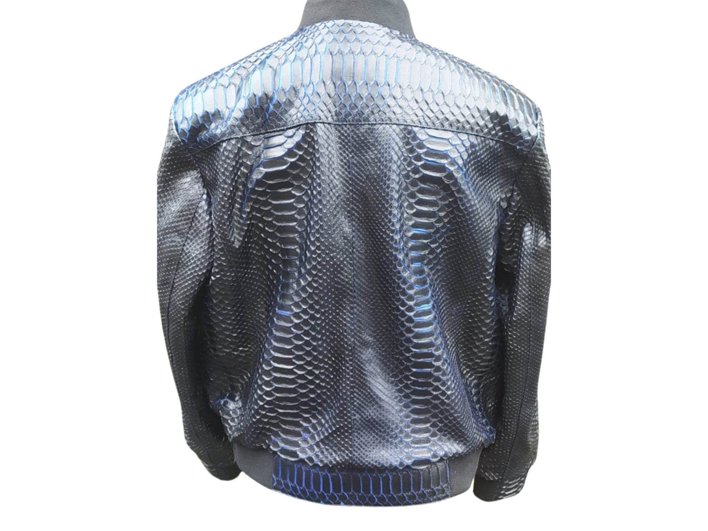 Snakeskin Bomber Jacket - LFM Fashion