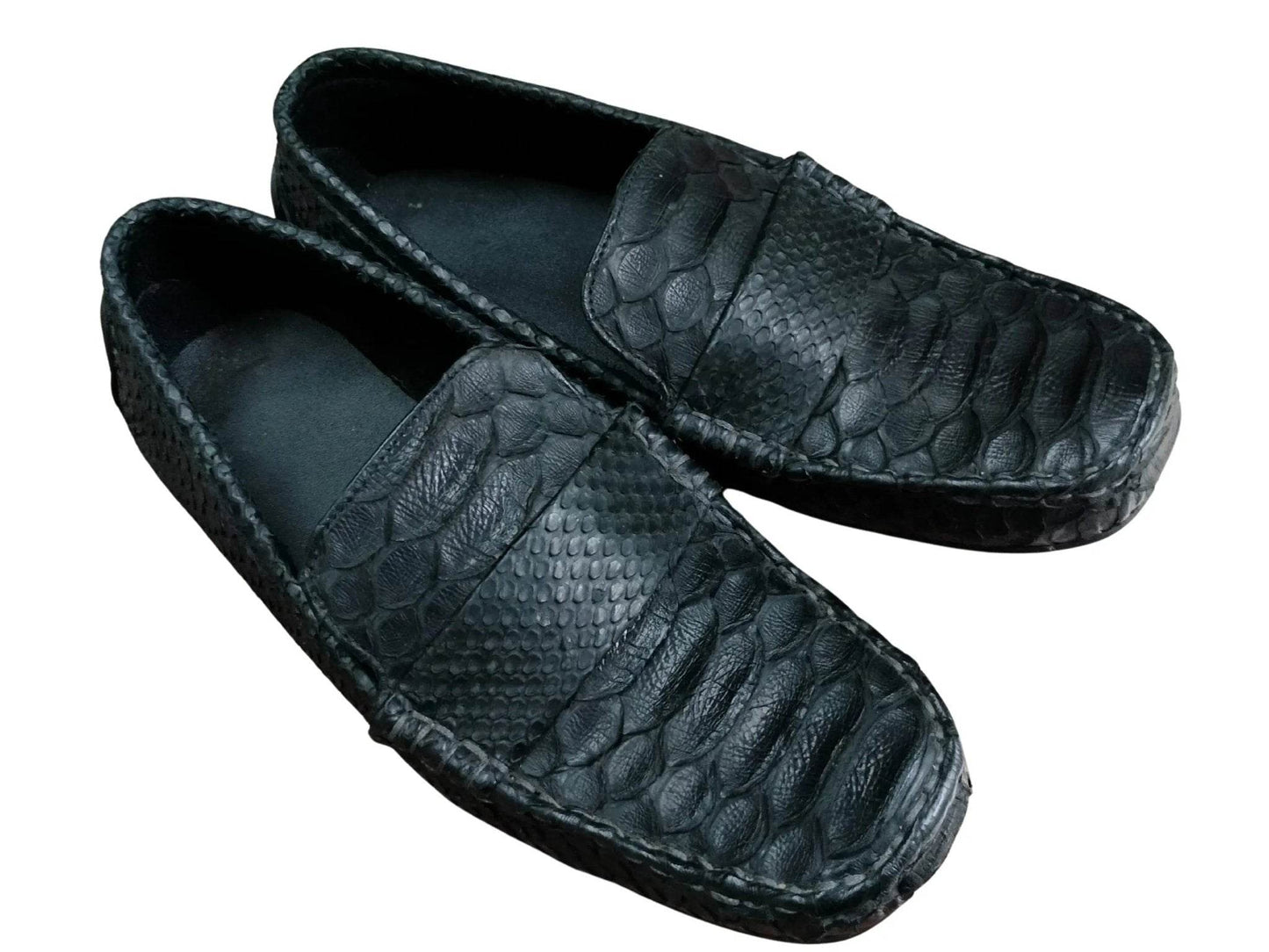 Snakeskin Casual Loafers - LFM Fashion