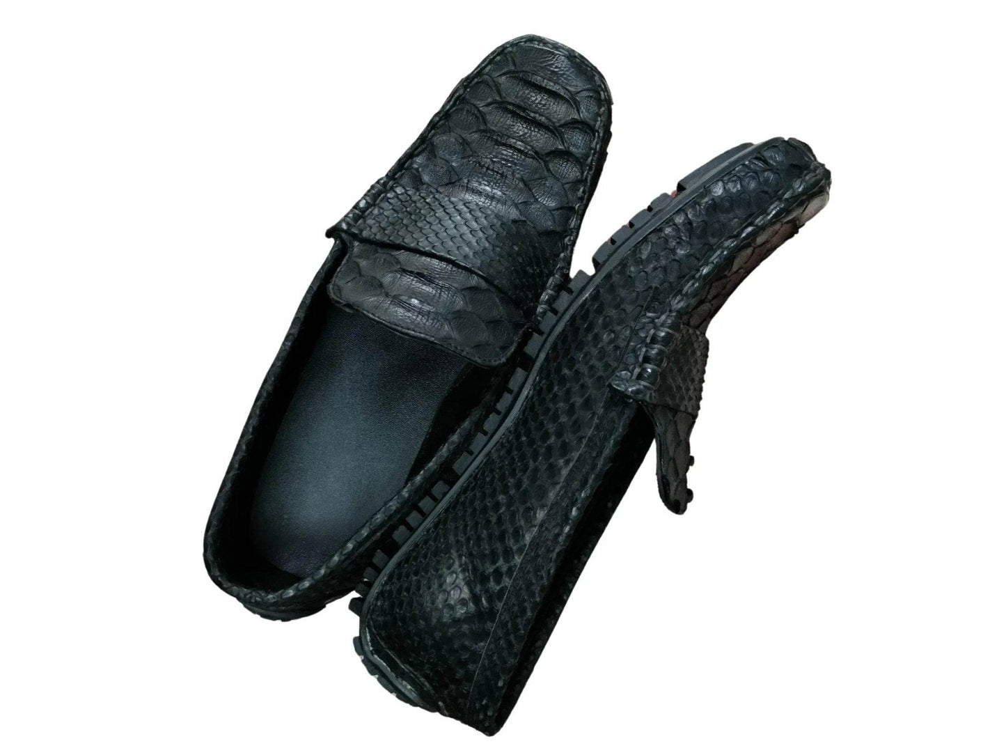 Snakeskin Casual Loafers - LFM Fashion