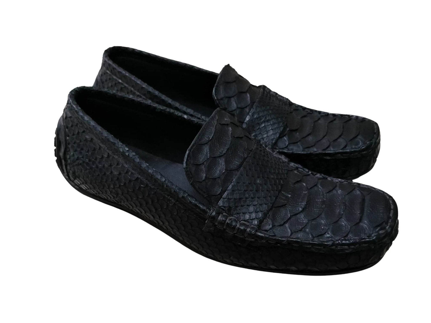 Snakeskin Casual Loafers - LFM Fashion