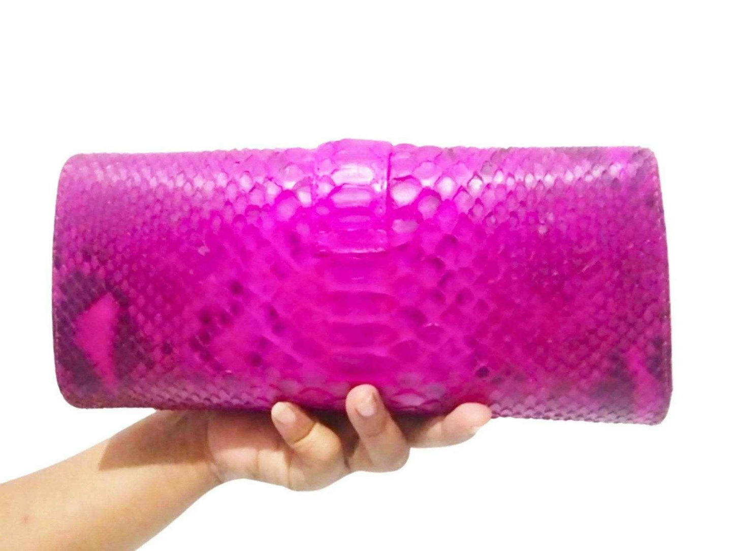 Snakeskin Chain Purse