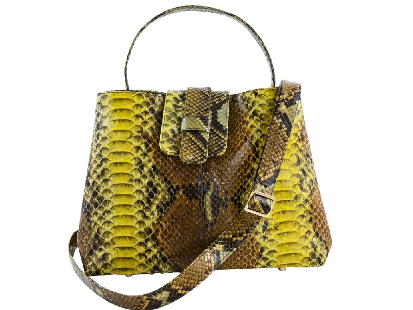 Snakeskin Crossbody Bag - Python Jacket by LFM Fashion