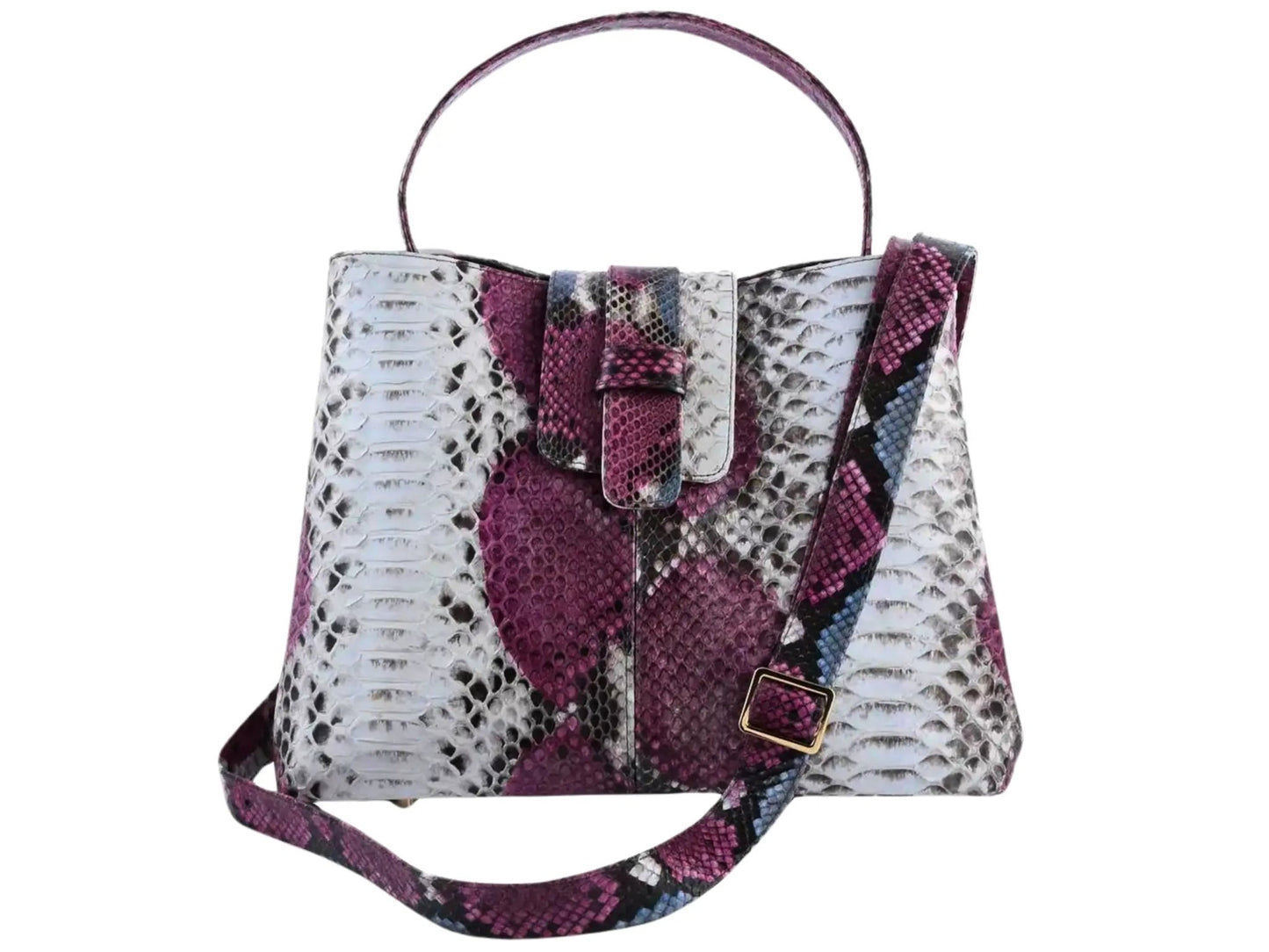 Snakeskin Crossbody Bag - Python Jacket by LFM Fashion