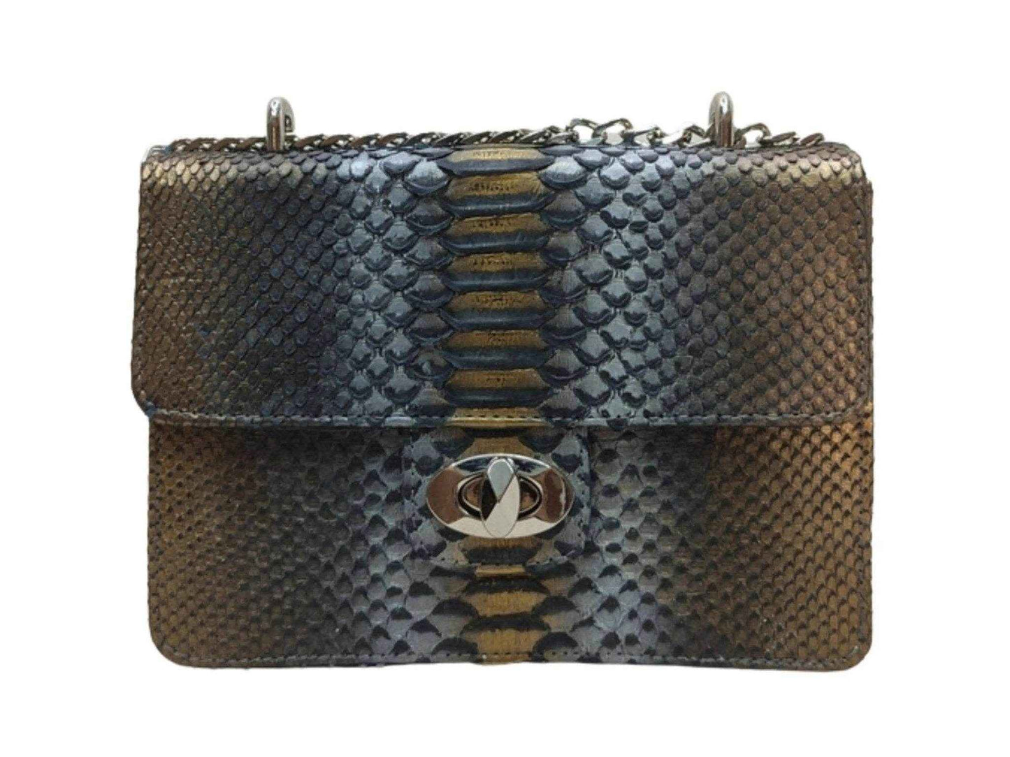 Snakeskin Evening Handbag for Women