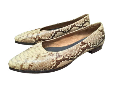 Shoes Snakeskin Flat Loafers Womens Python Jacket by LFM Fashion