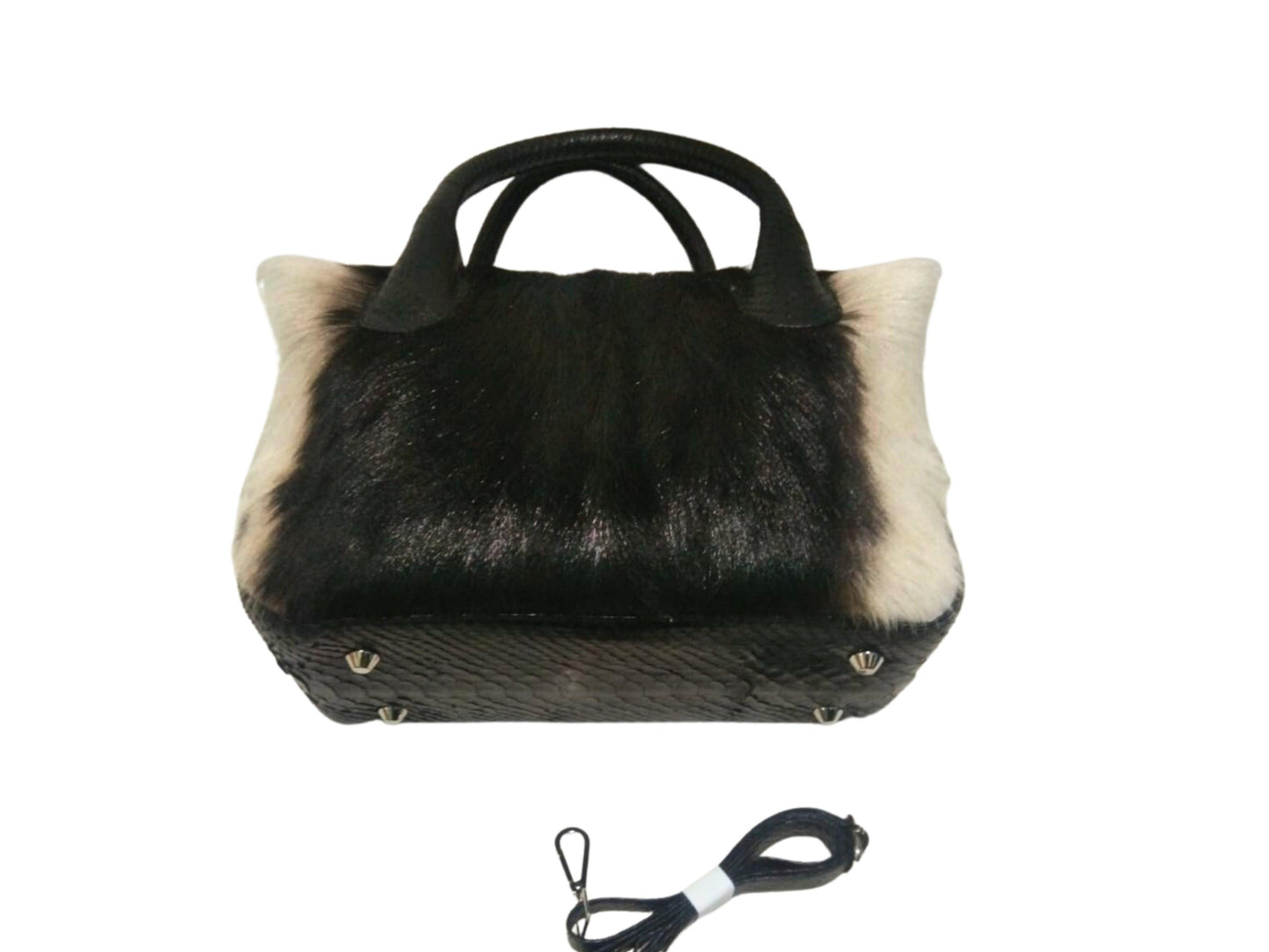 Snakeskin Fur Bag Python Jacket by LFM Fashion