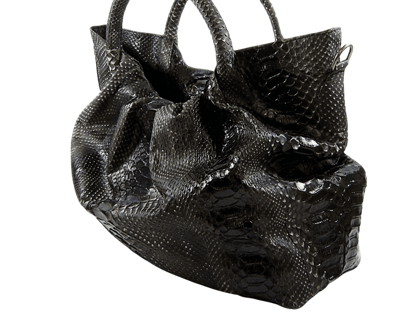 Snakeskin Hobo Floy Handbag Python Jacket by LFM Fashion