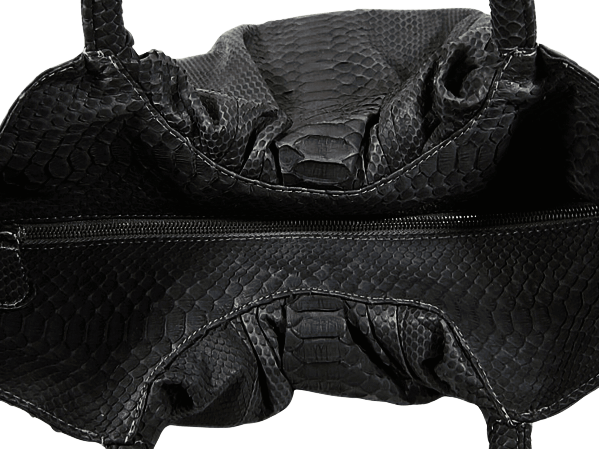 Snakeskin Hobo Floy Handbag Python Jacket by LFM Fashion