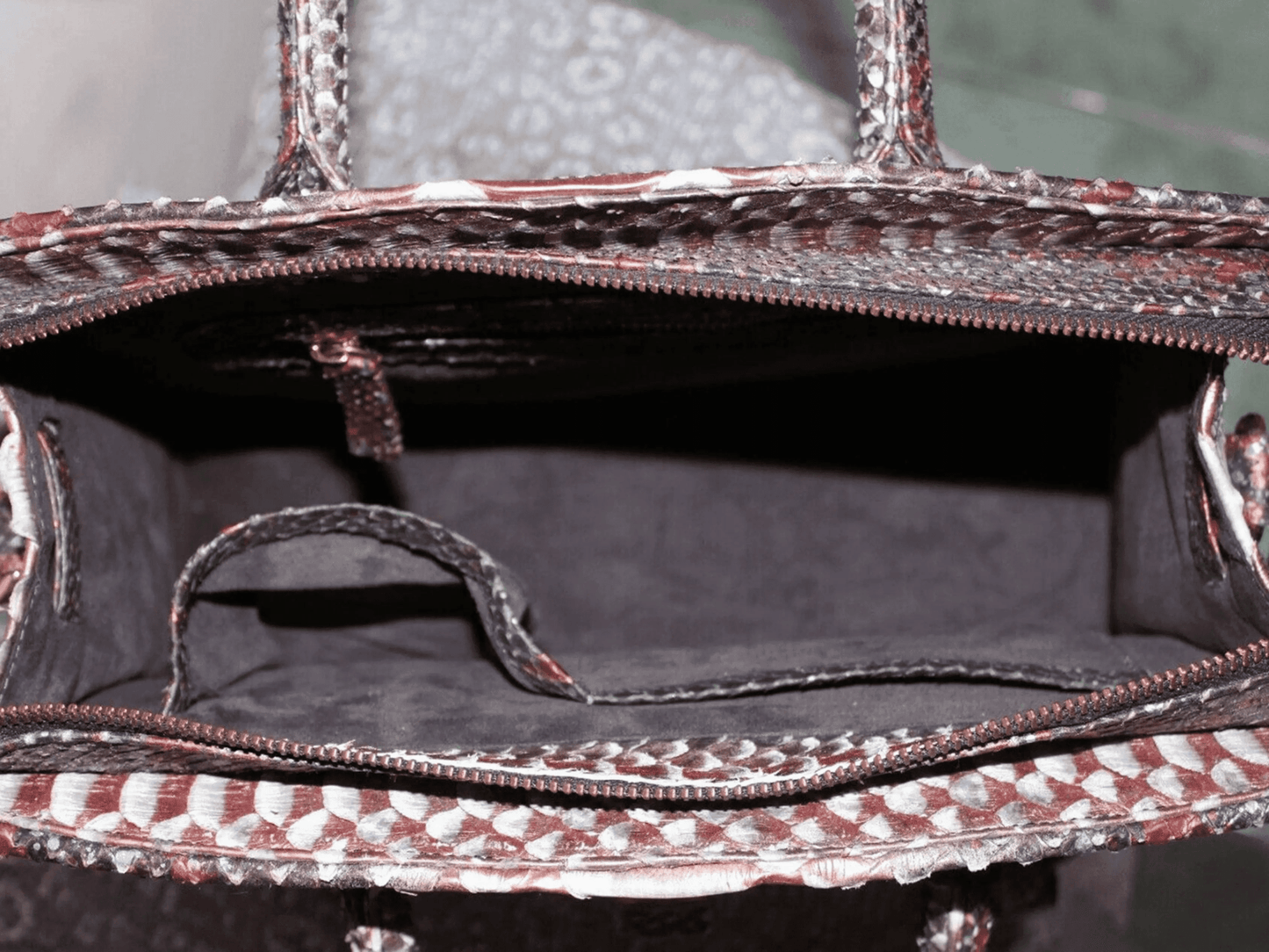 Snakeskin Kelly Bag 28 - Python Jacket by LFM Fashion