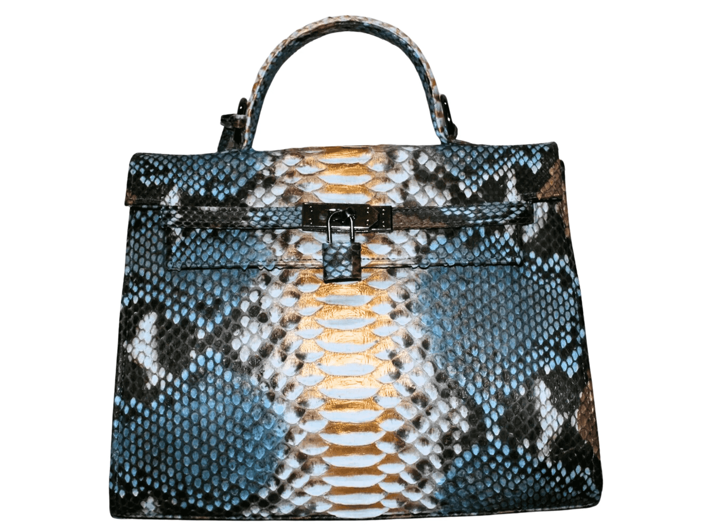Snakeskin Kelly Bag 28 - Python Jacket by LFM Fashion