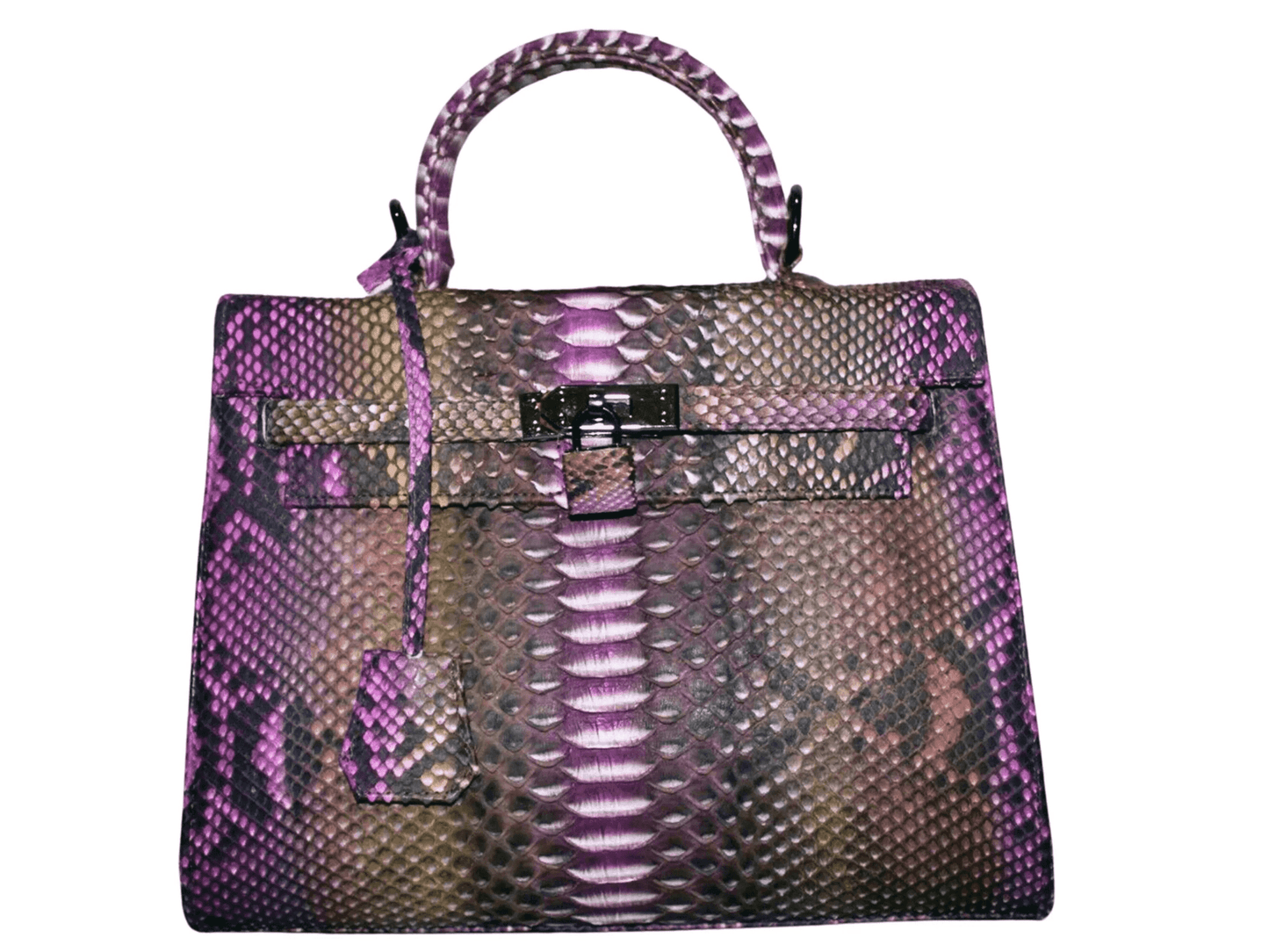 Snakeskin Kelly Bag 28 - Python Jacket by LFM Fashion
