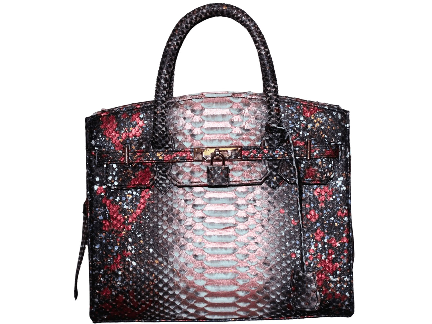 Snakeskin Kelly Bag 28 - Python Jacket by LFM Fashion