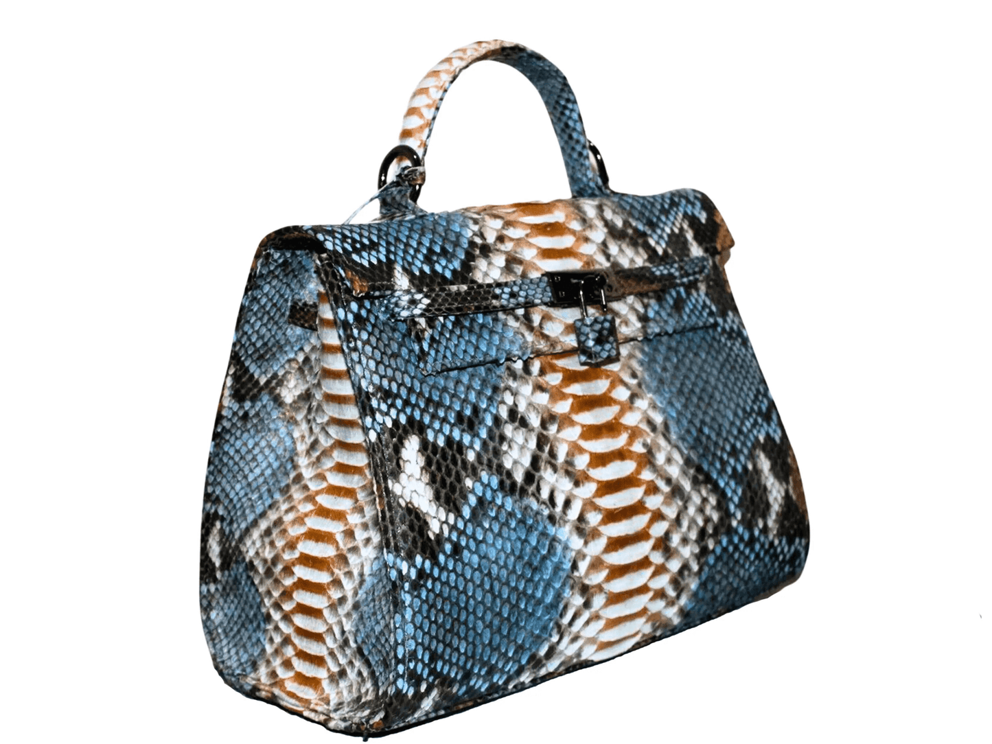 Snakeskin Kelly Bag 28 - Python Jacket by LFM Fashion