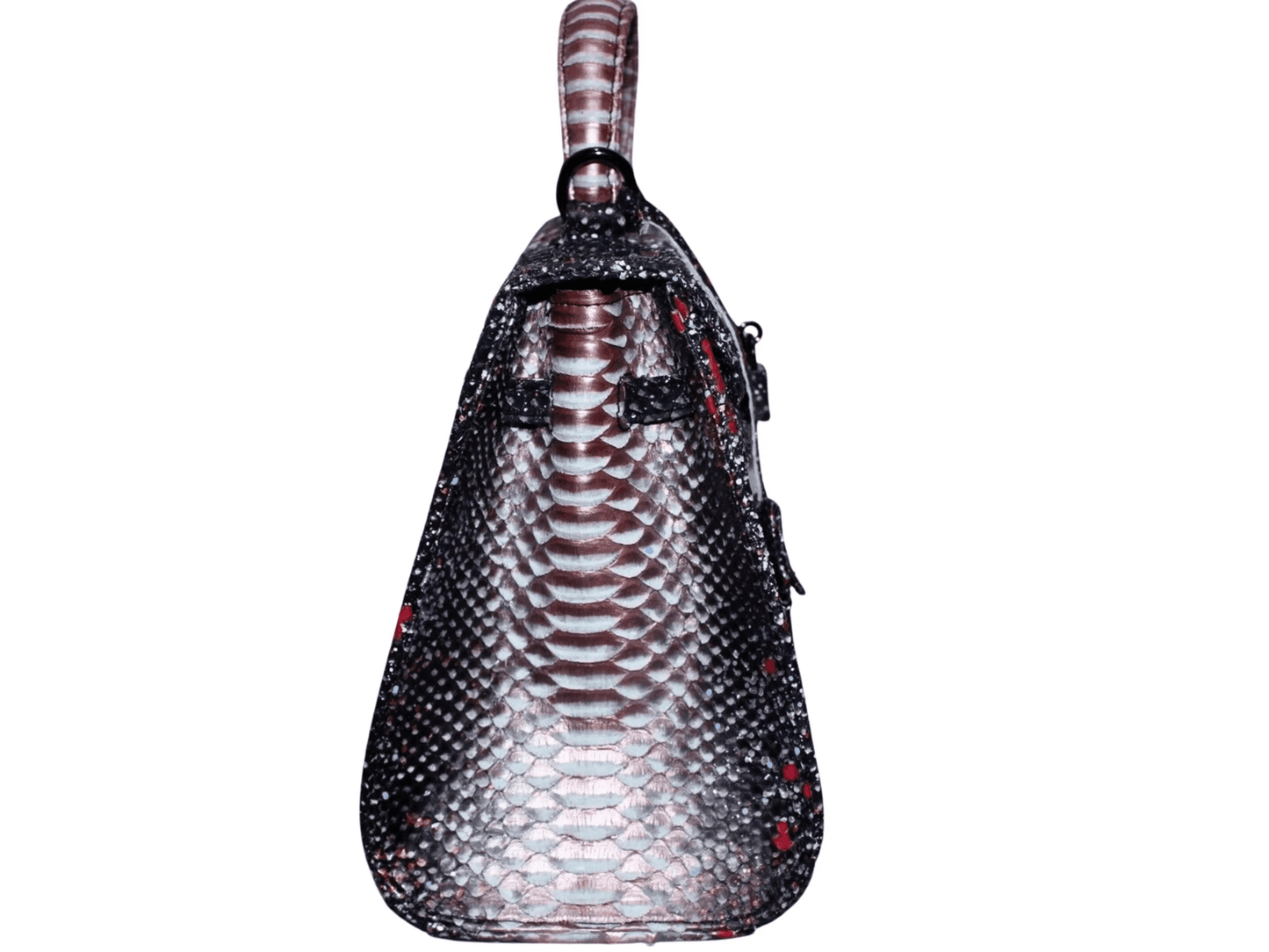 Snakeskin Kelly Bag 28 - Python Jacket by LFM Fashion