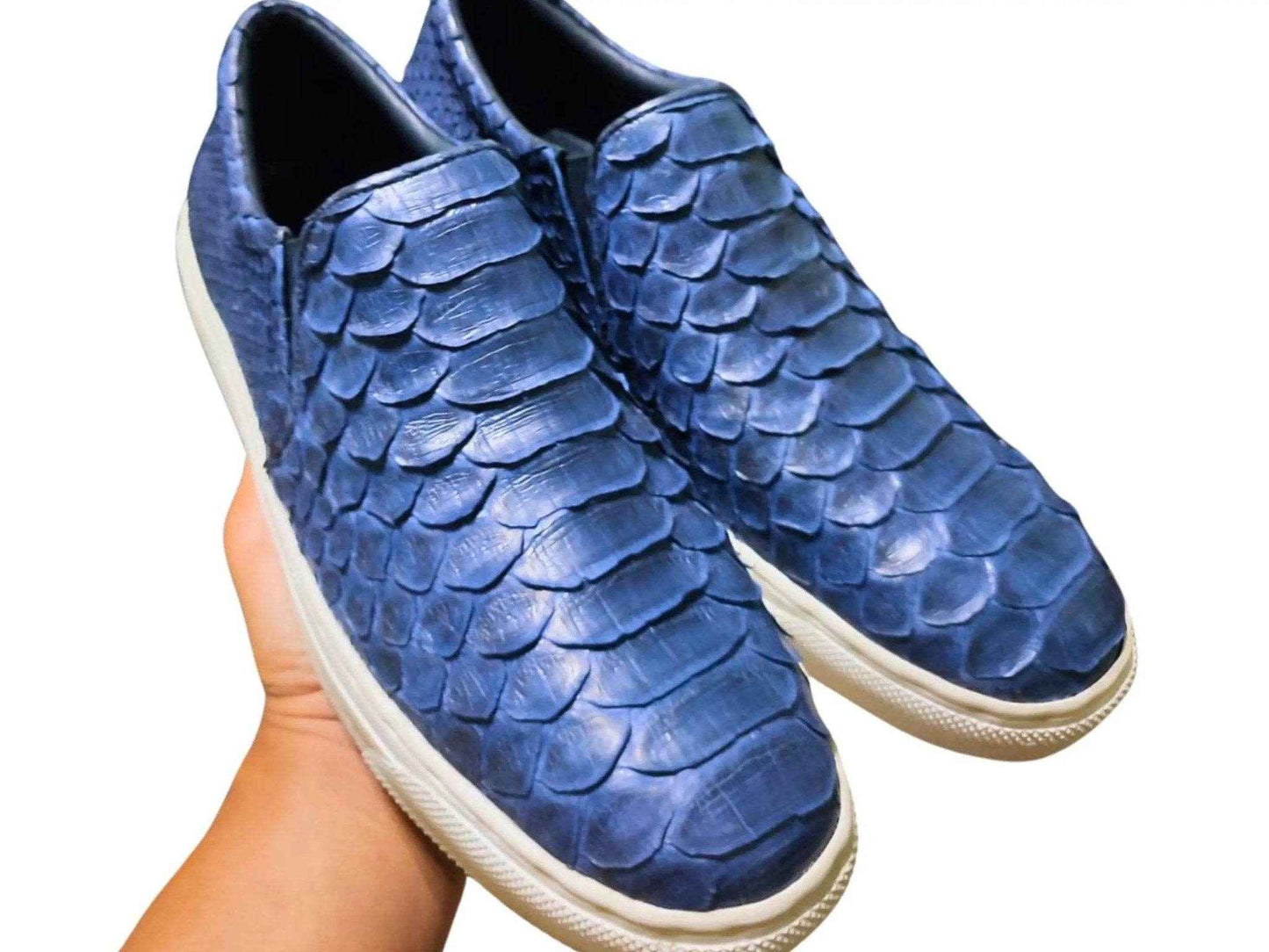 Snakeskin Loafers for Men
