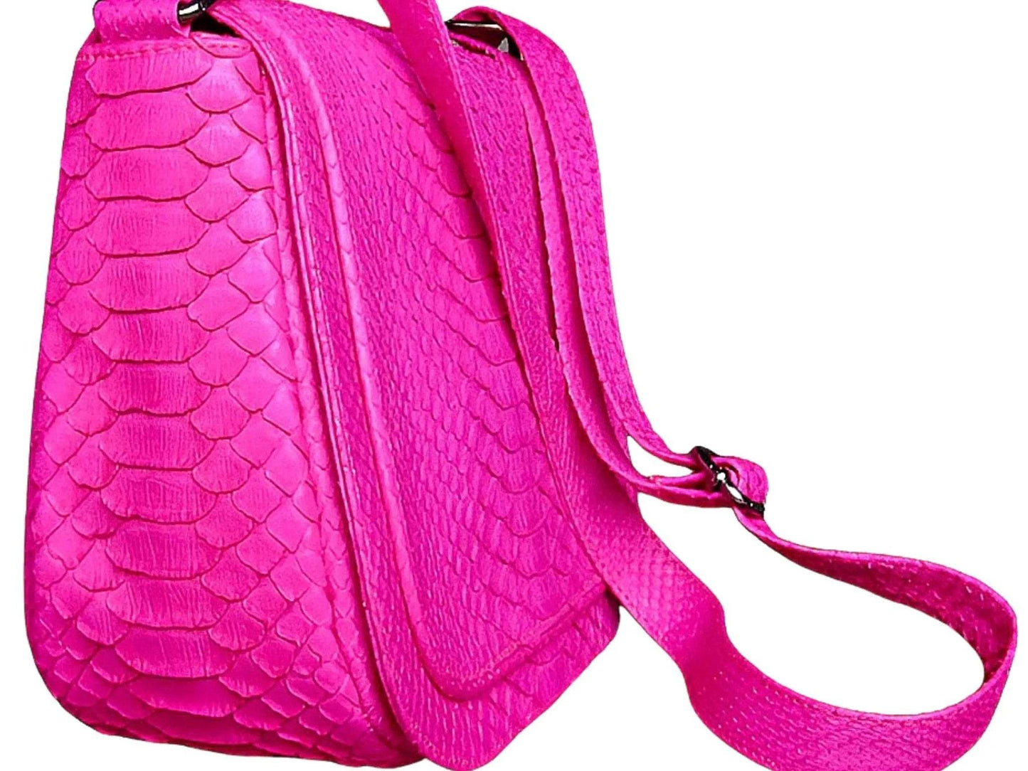 Snakeskin Saddle Bag Purse - LFM Fashion