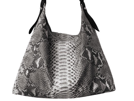Snakeskin Shoulder Bag Python Jacket by LFM Fashion