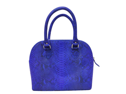 Laptop Bags Snakeskin Tote Laptop Bag,Trendy Work Bag,Fashionable Carryall Blue Python Jacket by LFM Fashion