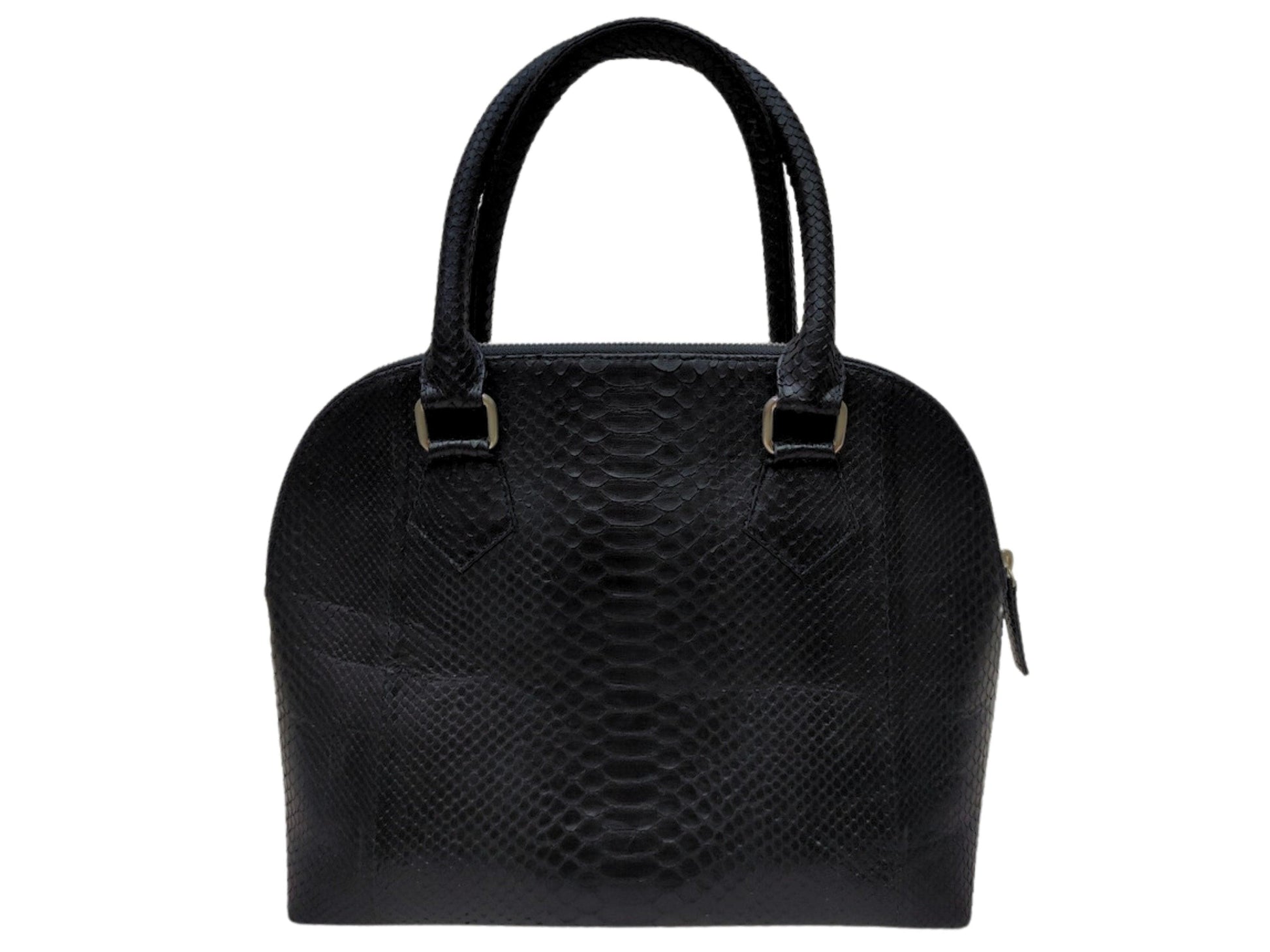 Laptop Bags Snakeskin Tote Laptop Bag,Trendy Work Bag,Fashionable Carryall Black Python Jacket by LFM Fashion